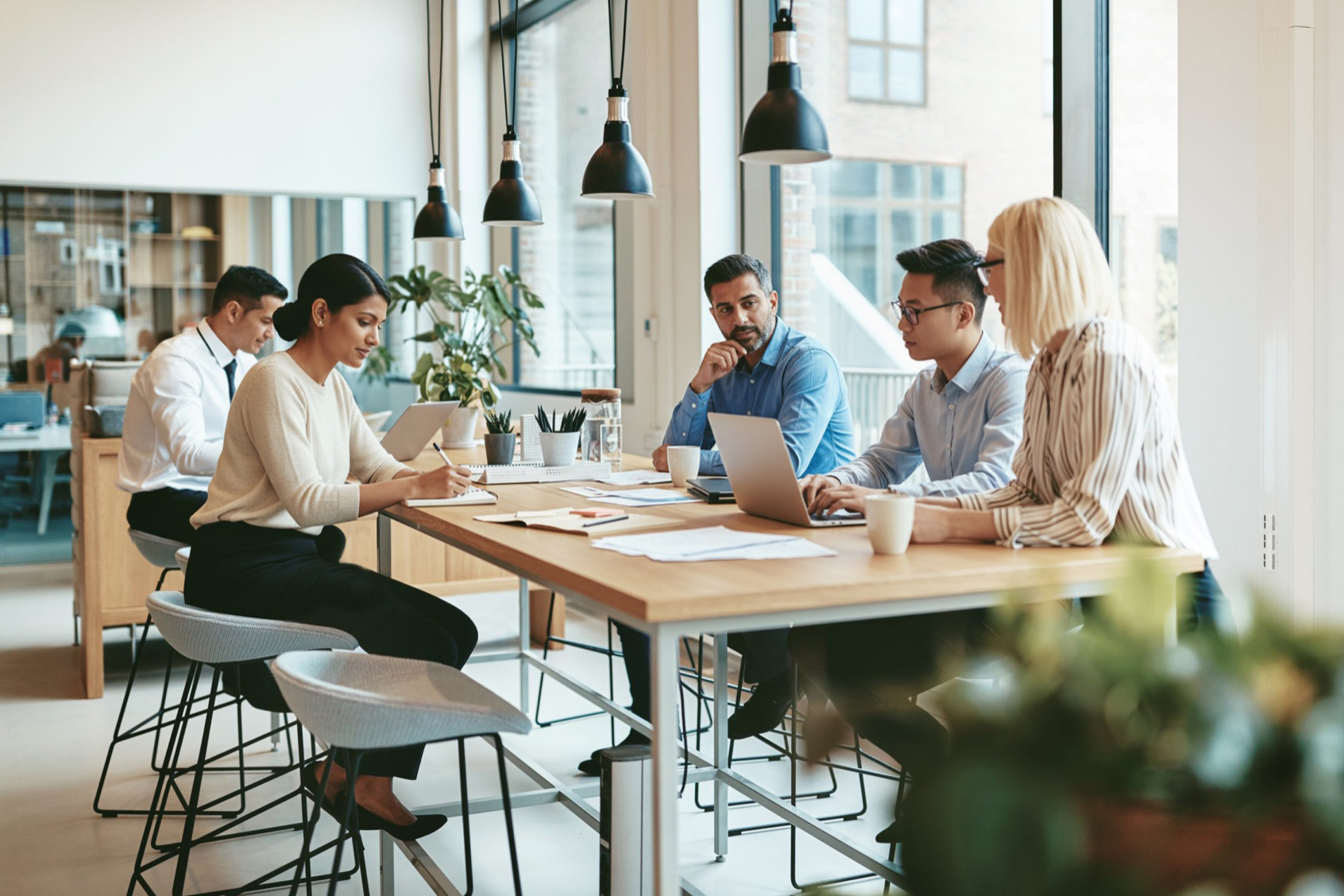 Team working together